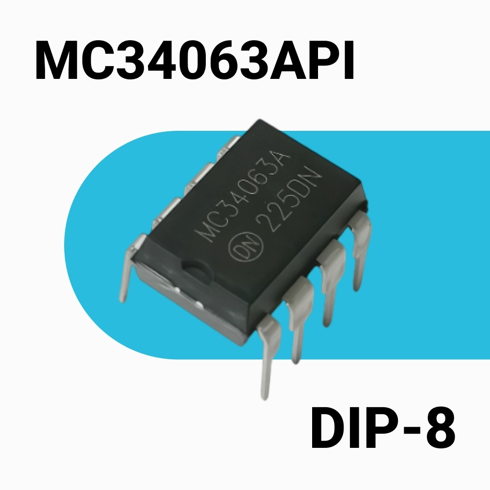 MC34063API MC34063API  Повышающий/ понижающий преобразователь напряжения DIP8 34063API