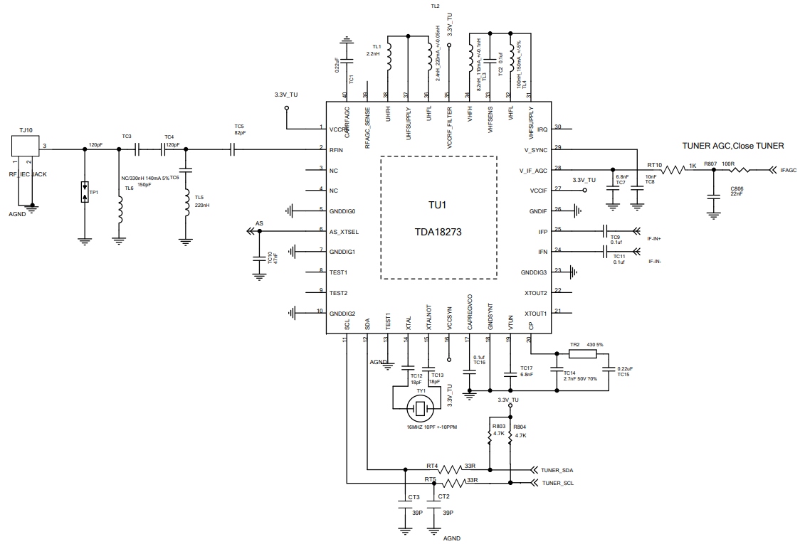 Tef7000hn схема включения