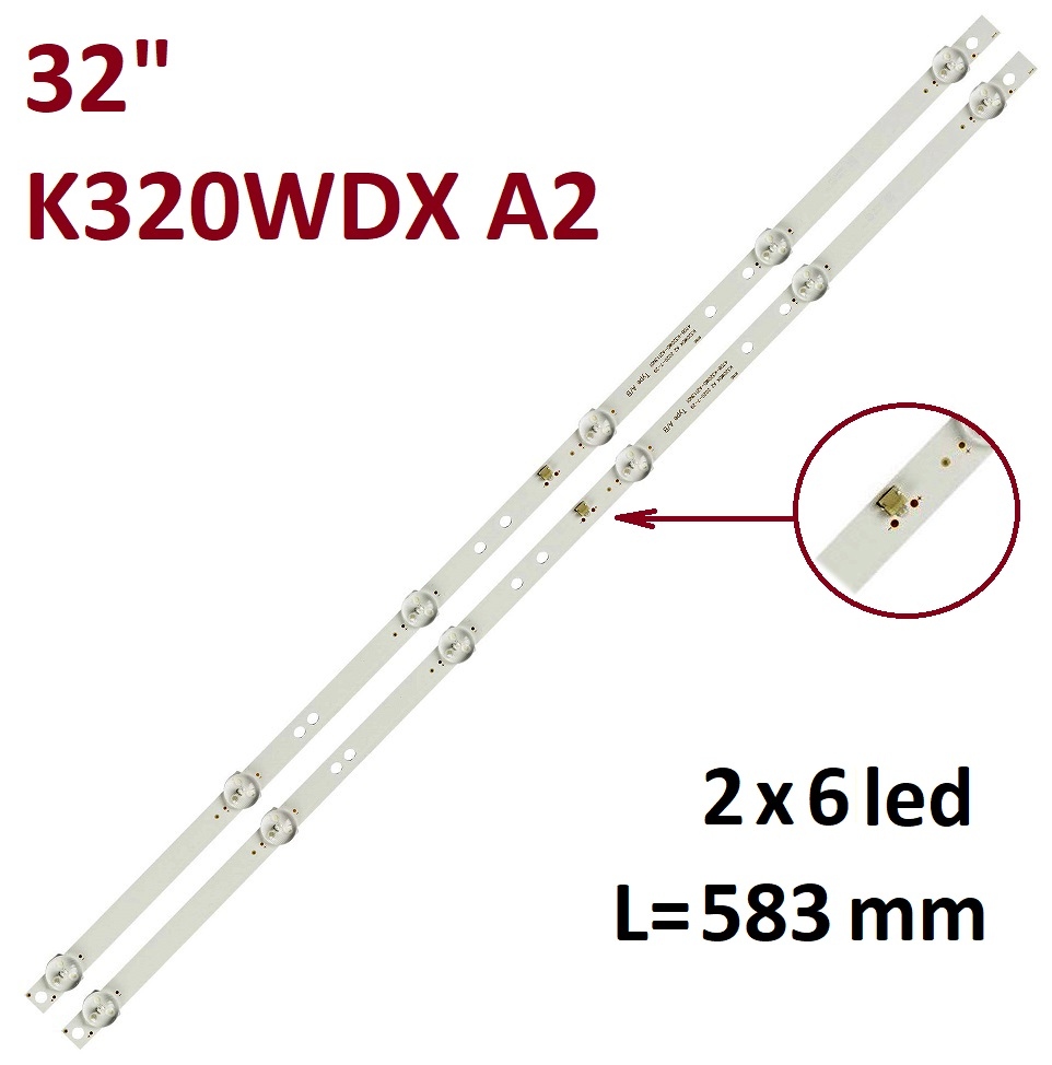 K320WDX A2  LED  подсветка