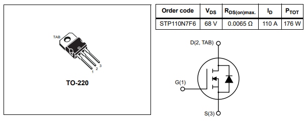 STP110N7F6 Транзистор