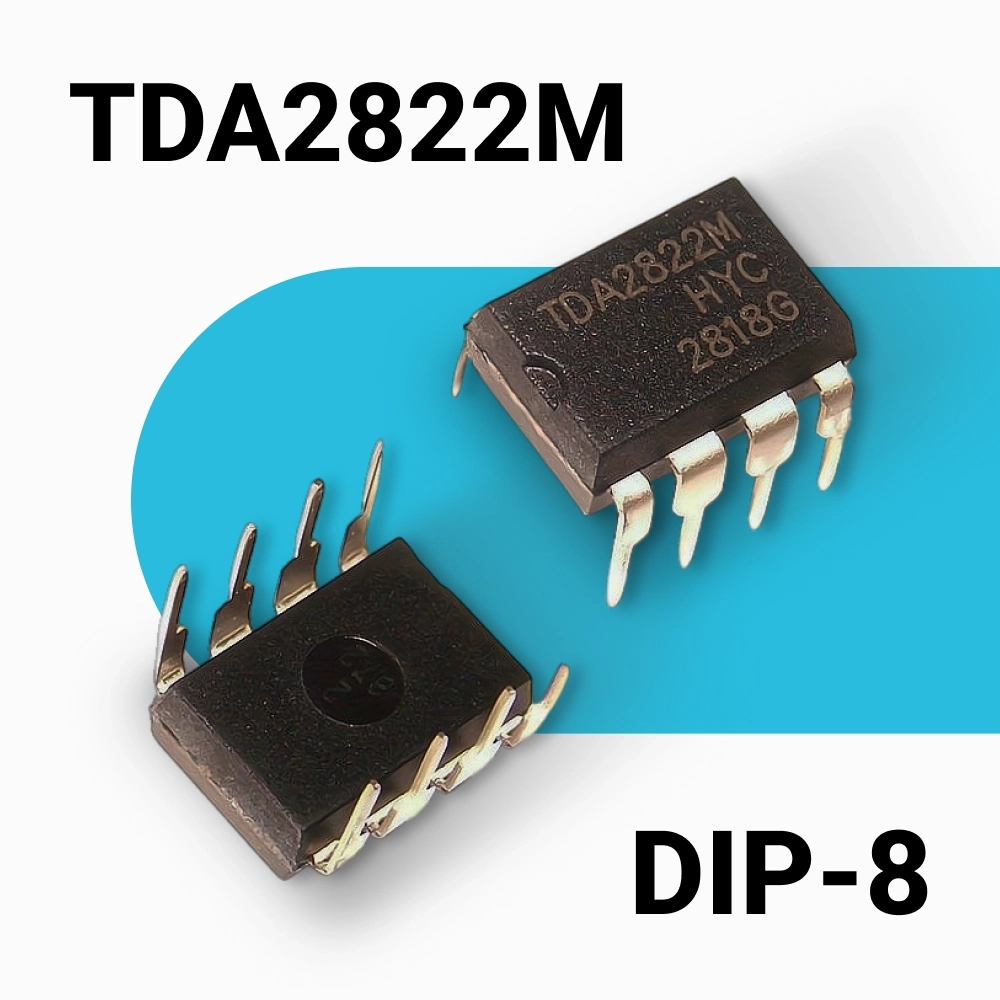 TDA2822M DIP-8 Усилитель звука двухканальный TDA2822 CHP257 с низковольтным питанием