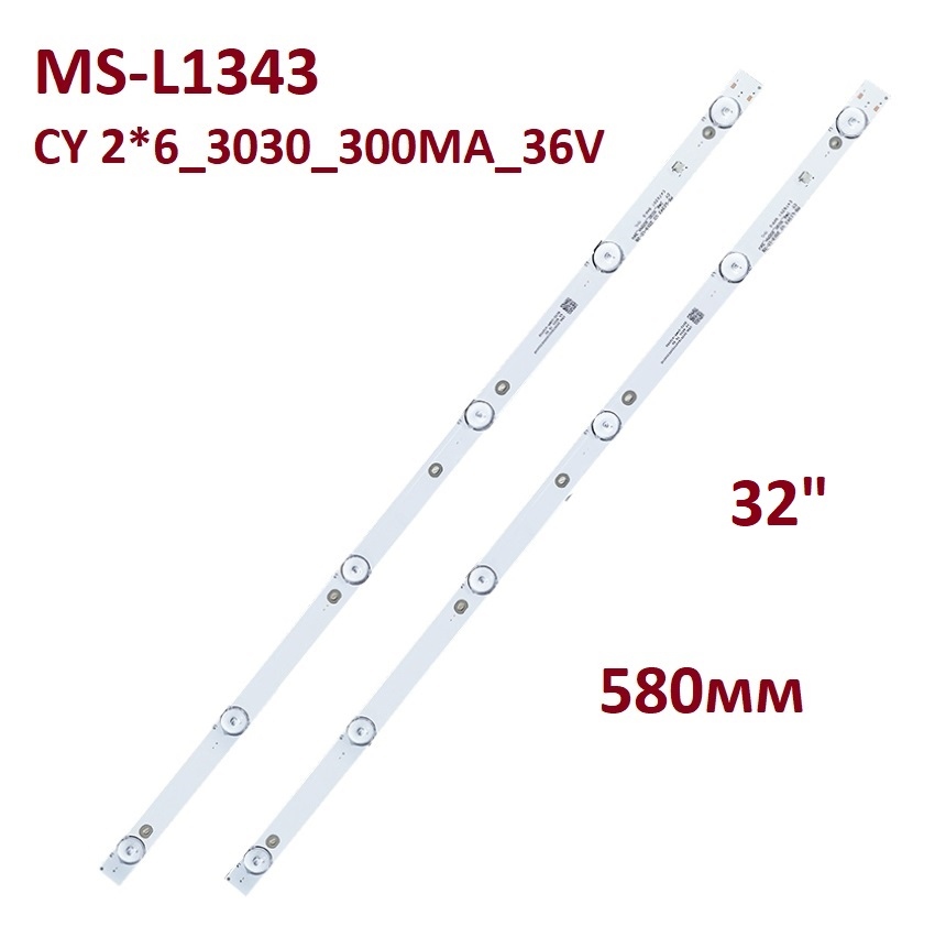 MS-L1343 CY 2*6_3030_300ma_36V