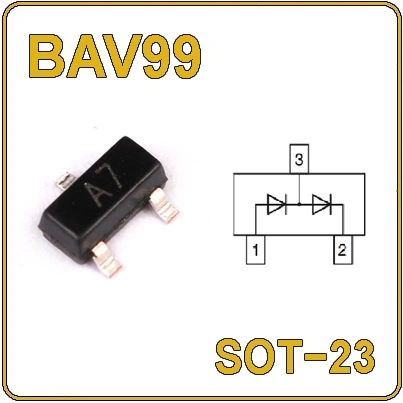 Диод двойной коммутирующий BAV99 A7