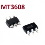 Купить MT3608 микросхема повышающий DC/DC преобразователь Step-Up 2А B628