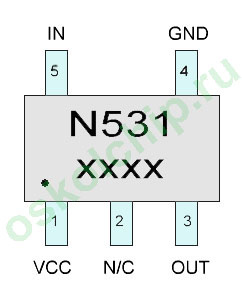 N531 SMD SOT23-5 