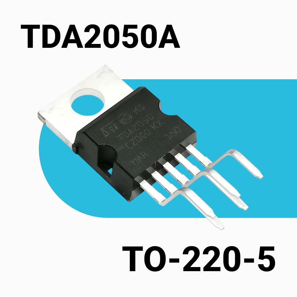 Купить  TDA2050A  HI-FI усилитель мощности класса АВ  TDA2050 32Вт  ± 25В  TO-220-5