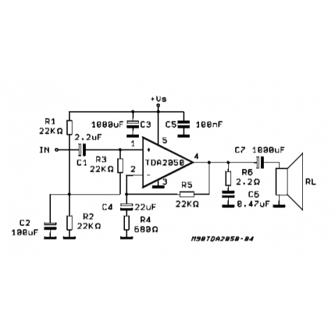 Схема усилителя на TDA для ваттных колонок. | tatneftoil.ru