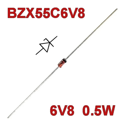 BZX55C6V8 6.8В Стабилитрон