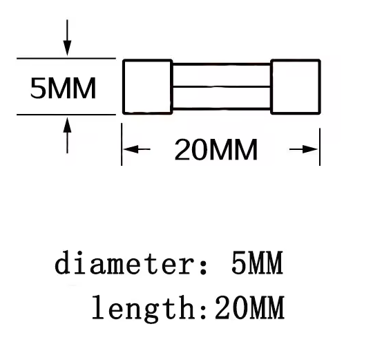  5X20mm предохранитель размер