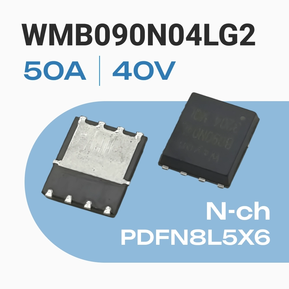 WMB090N04LG2 MOSFET Транзистор N-канал 40V 50A PDFN8L5X6 B090N04L