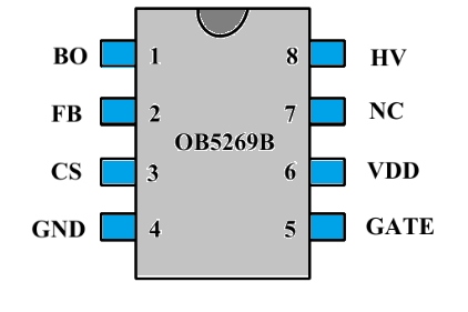 Схема включения ob2353