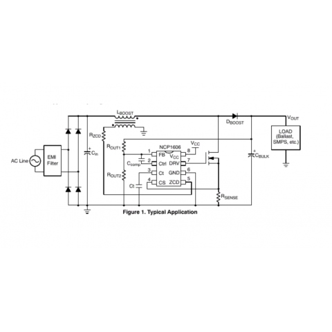 10pcs NCP1606B Printing: 1606B SOP8 Pin LCD Power Management