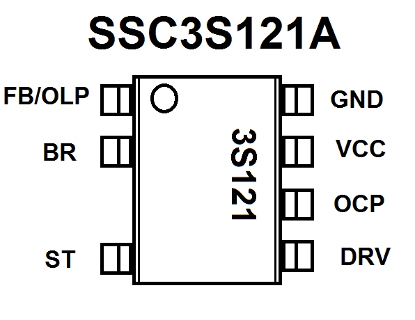 PDF SSC3S121 ШИМ-контроллер 