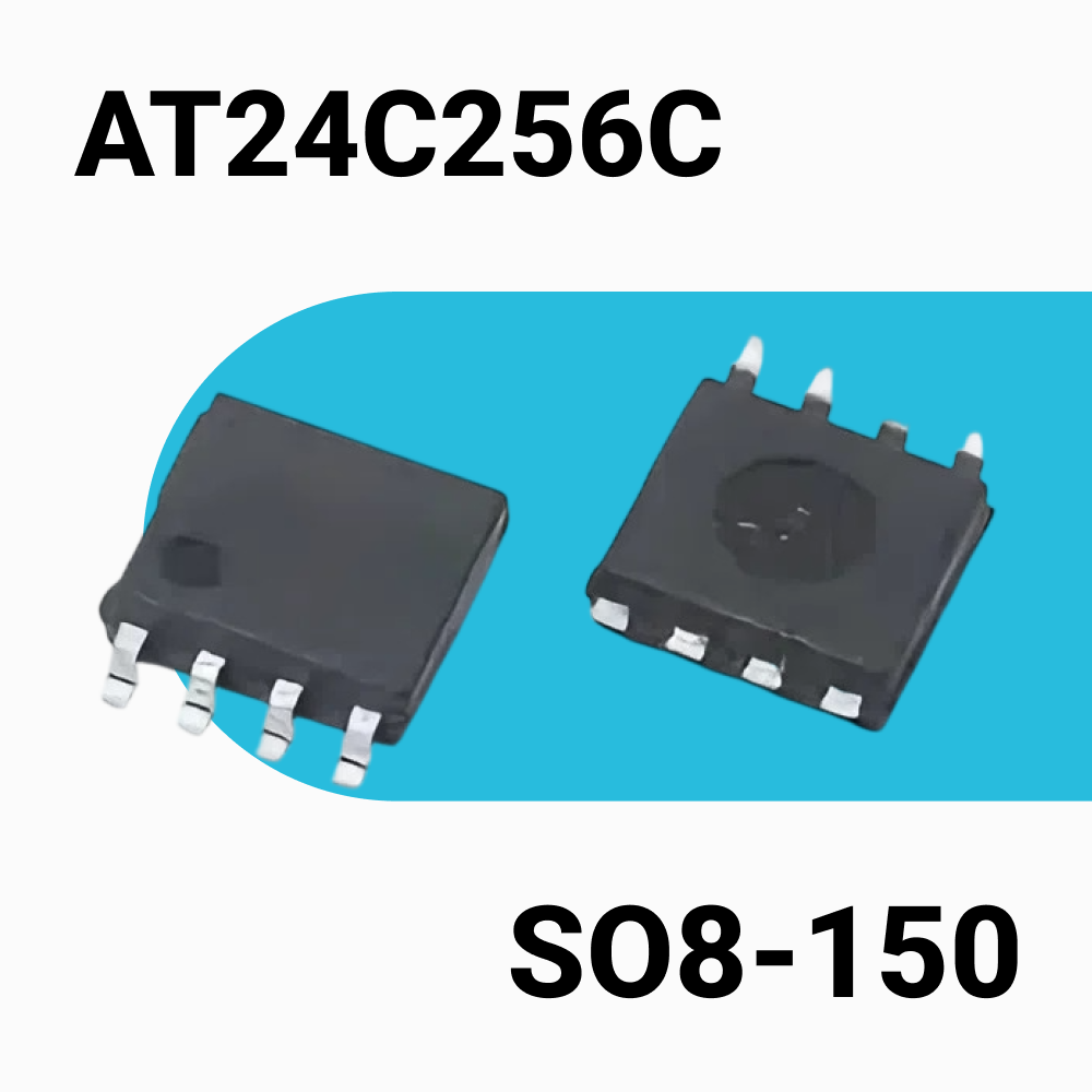 AT24C256C-SSHL-T, SO8-150, Энергонезависимое ППЗУ шина I2C 32Kx8
