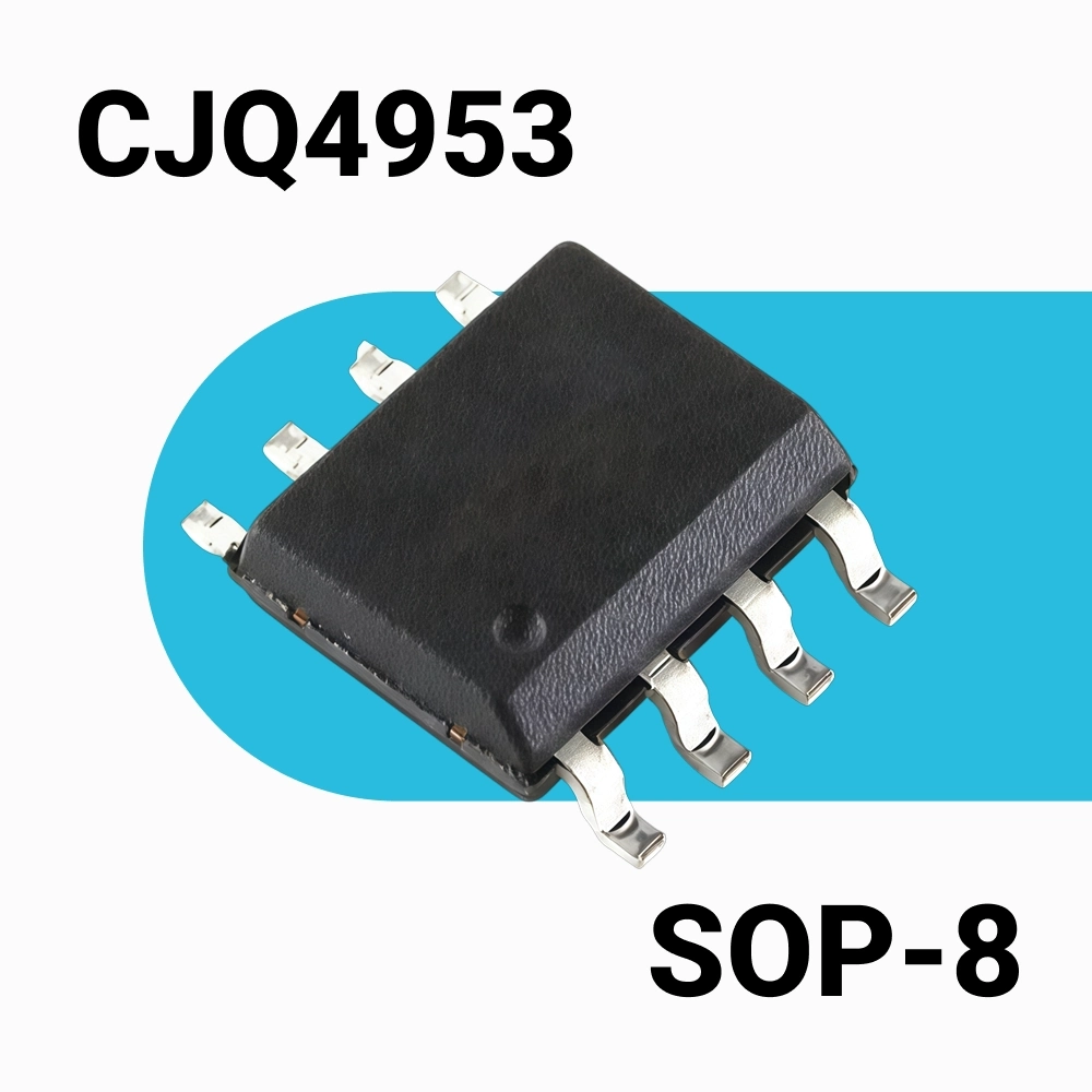 CJQ4953  двойной MOSFET 2P-канал 30В 5А SO-8 4953 транзисторная сборка