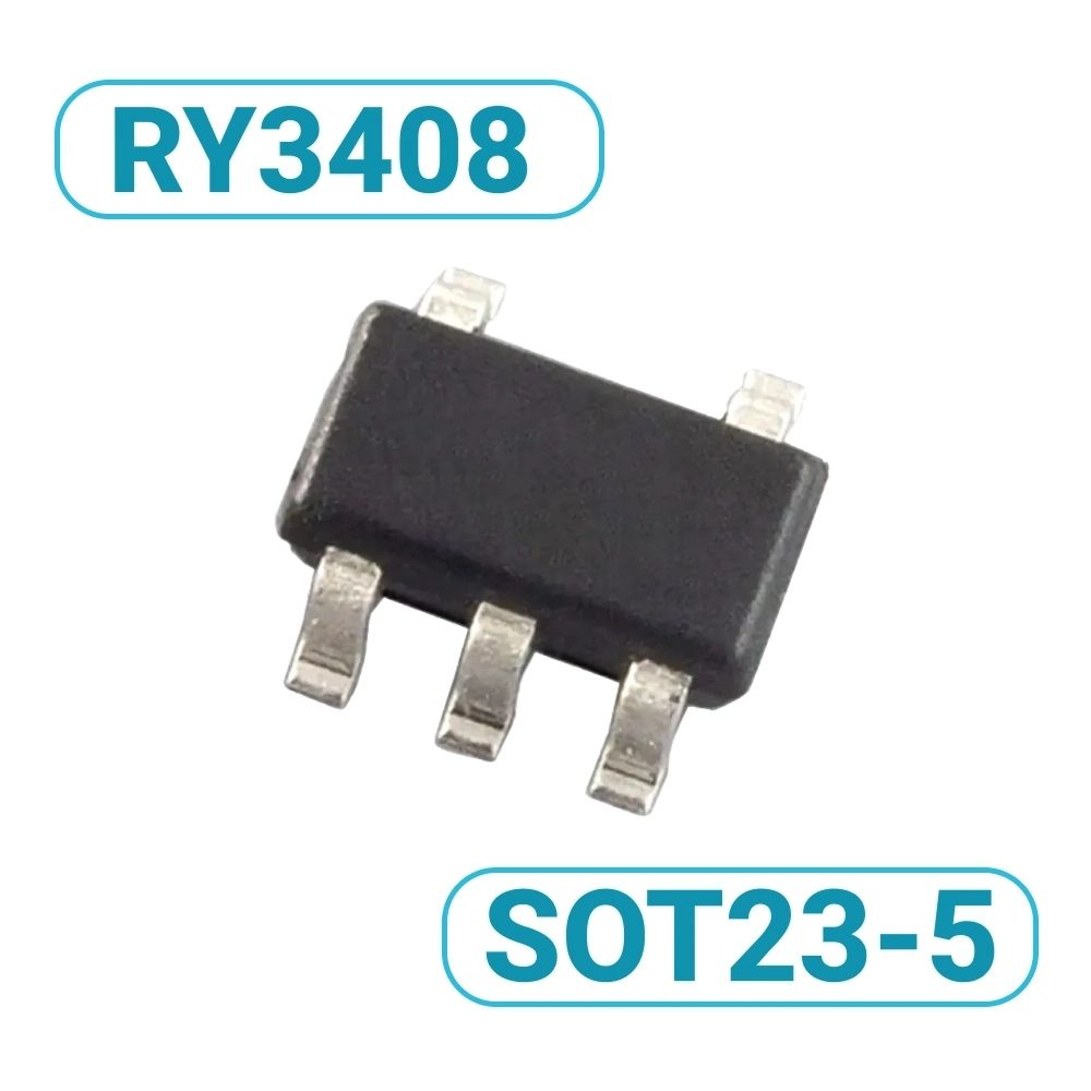 RY3408 синхронный понижающий DC-DC преобразователь с частотой переключения 1,5 МГц