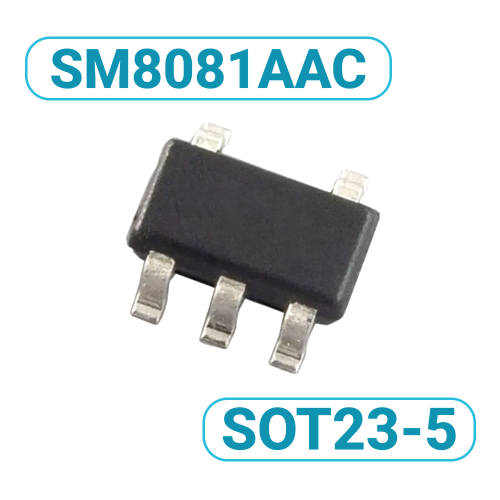 SM8081AAC высокоэффективный синхронный понижающий DC-DC преобразователь с частотой переключения 1,5 МГц