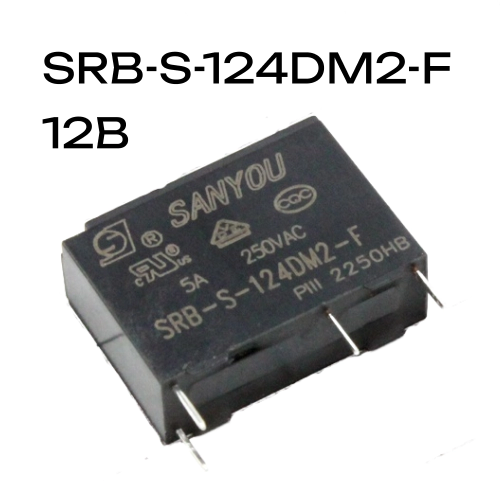 SRB-S-124DM2-F реле 12В 5А SANYOU 12VDC 4pin