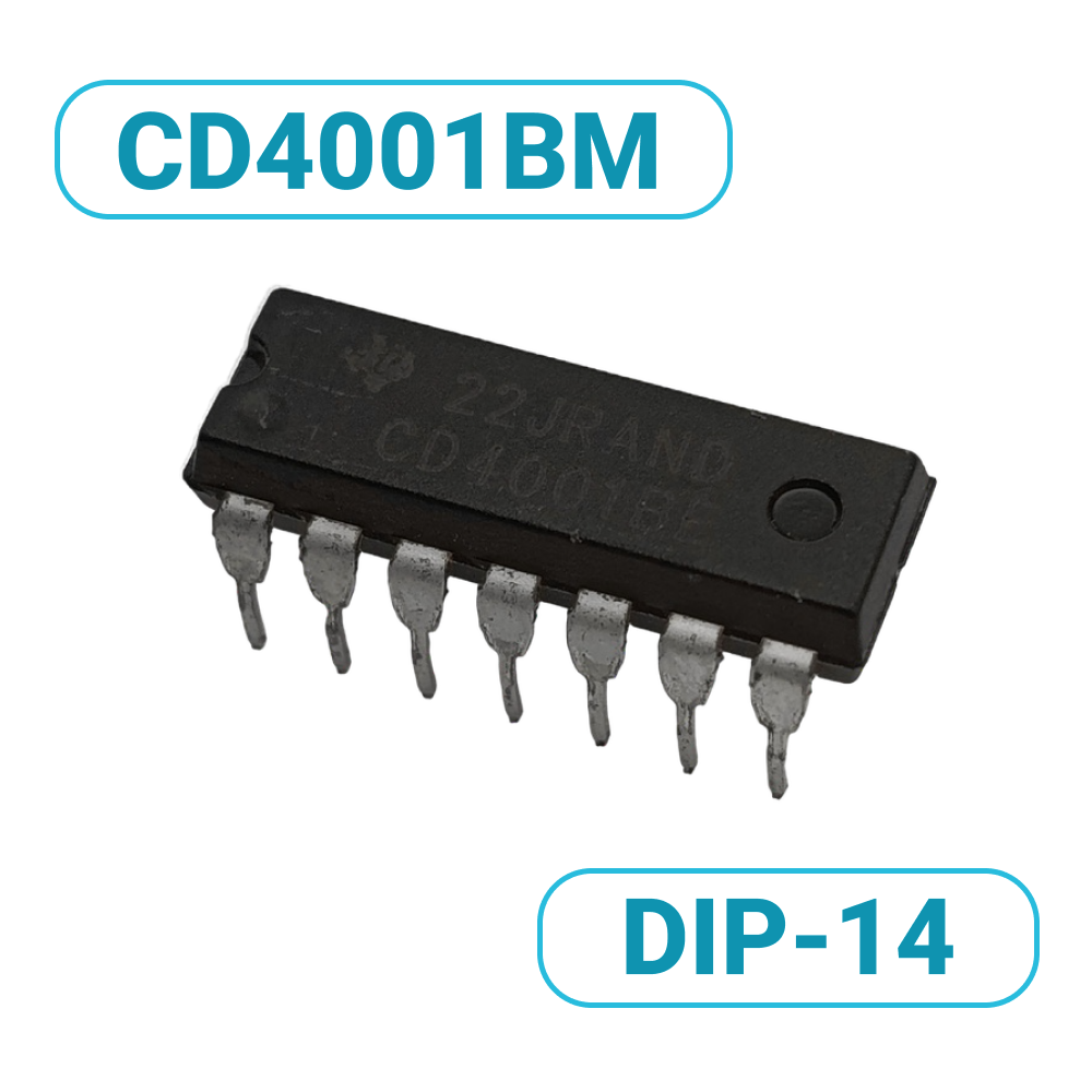 CD4001BM Четыре логических элемента