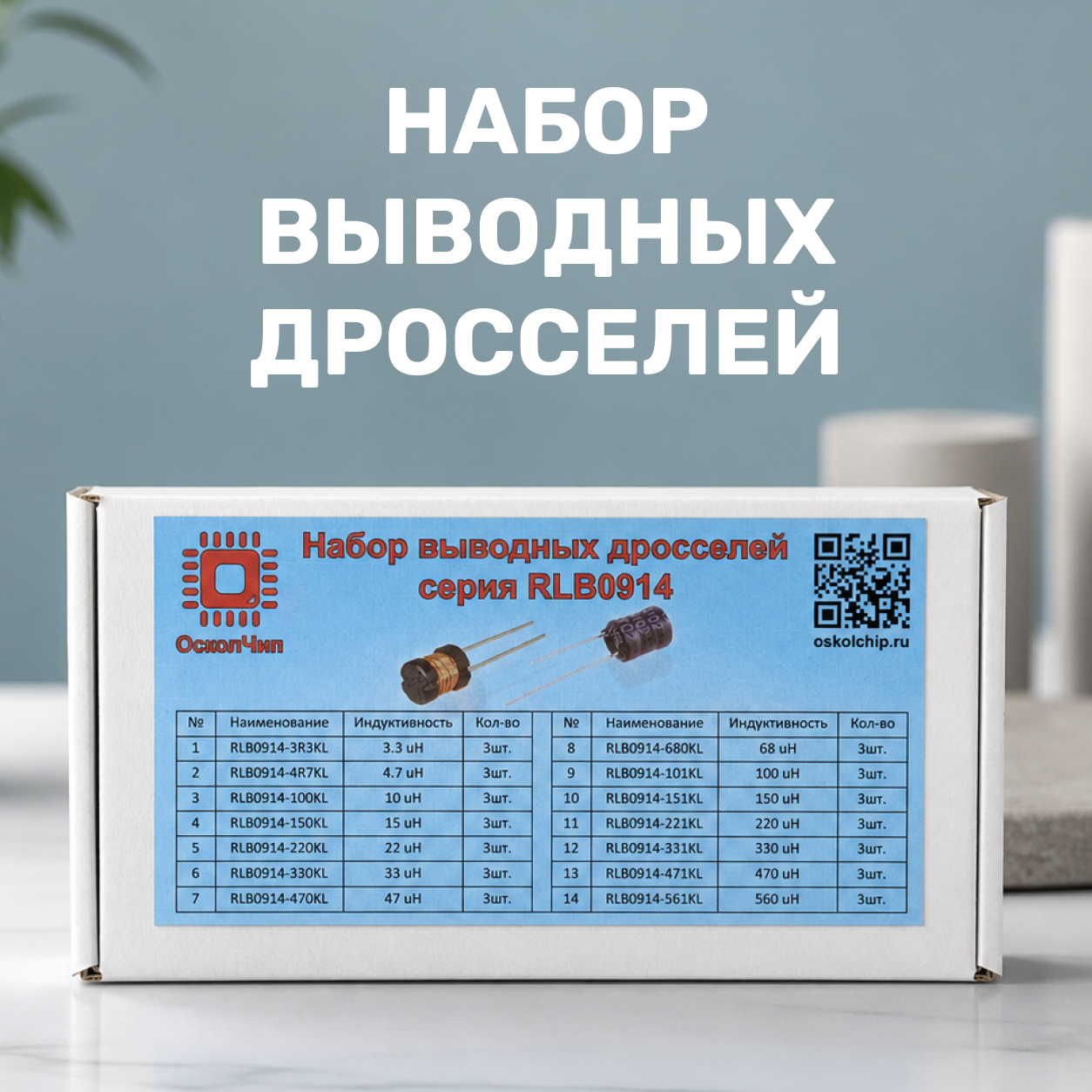 Набор выводных дросселей серия RLB0914