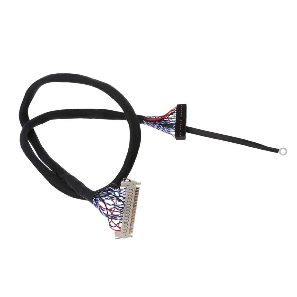 Шлейф для тестера матриц LVDS 30 pin FIX-30P-S8 с заземлением (массой)