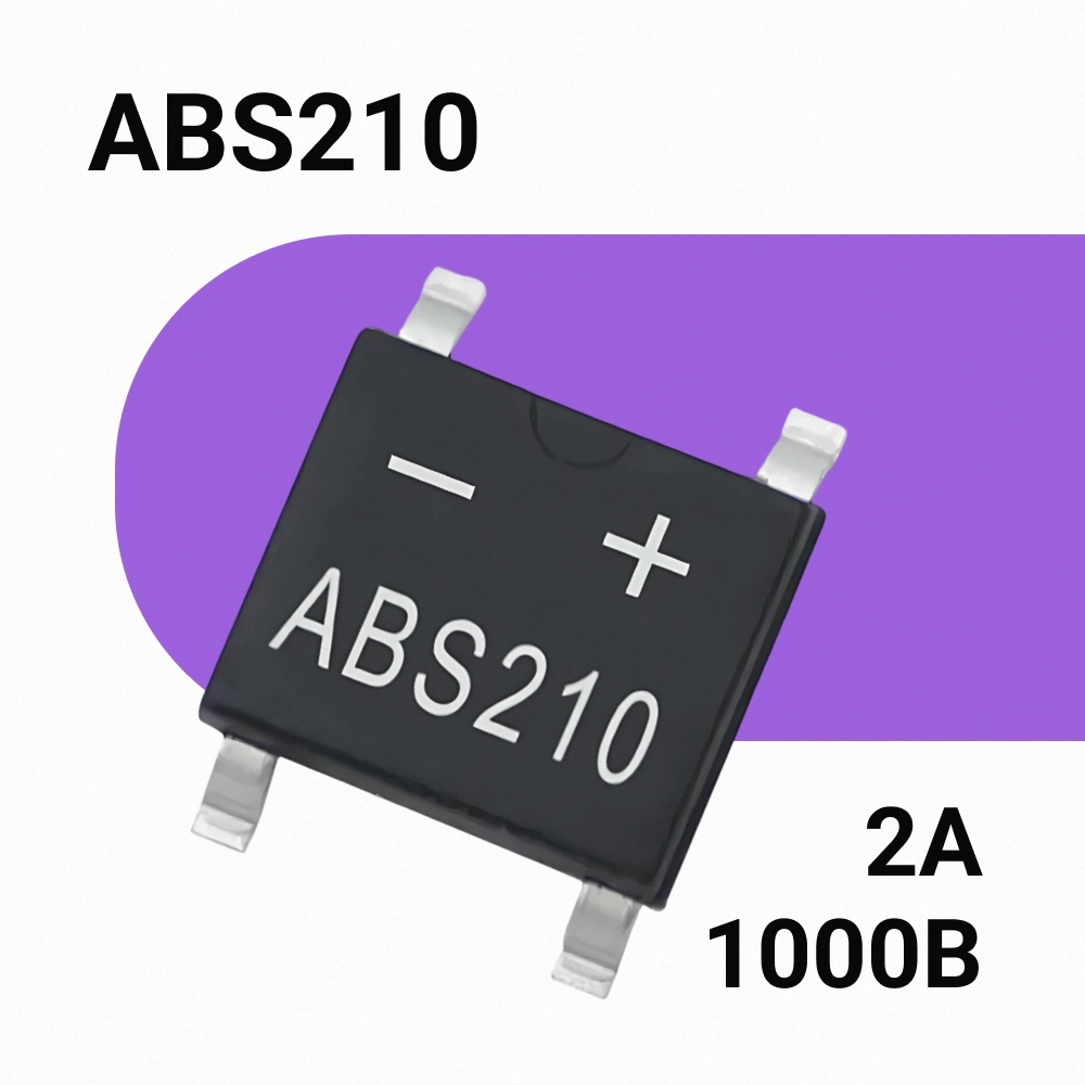 ABS210 Диодный мост  SOP4 SOPA-4 2A 1000V  мостовой выпрямитель