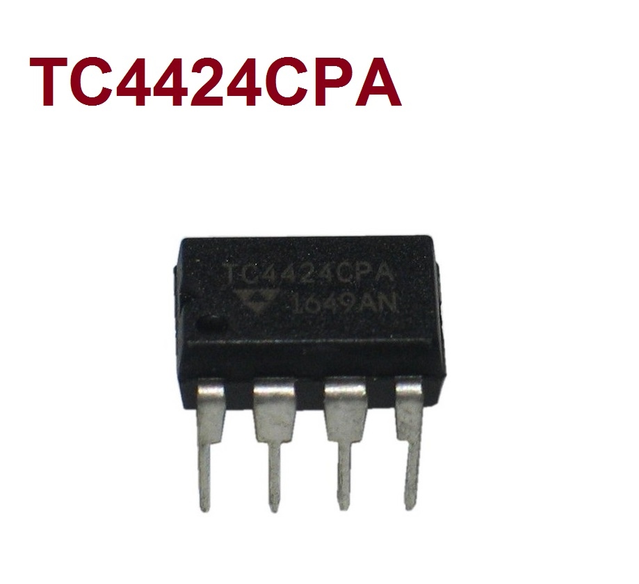 IndustrialMaker 10pcs/lot TC4424 TC4424CPA DIP-8 MOSFET Drive 100% Quality Assurance 