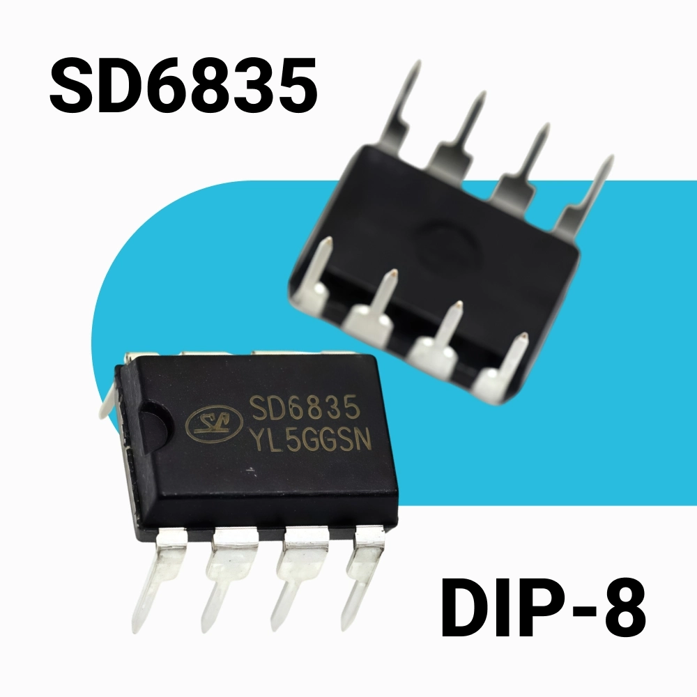 Купить SD6835 ШИМ контроллер со встроенным ключем DIP-8